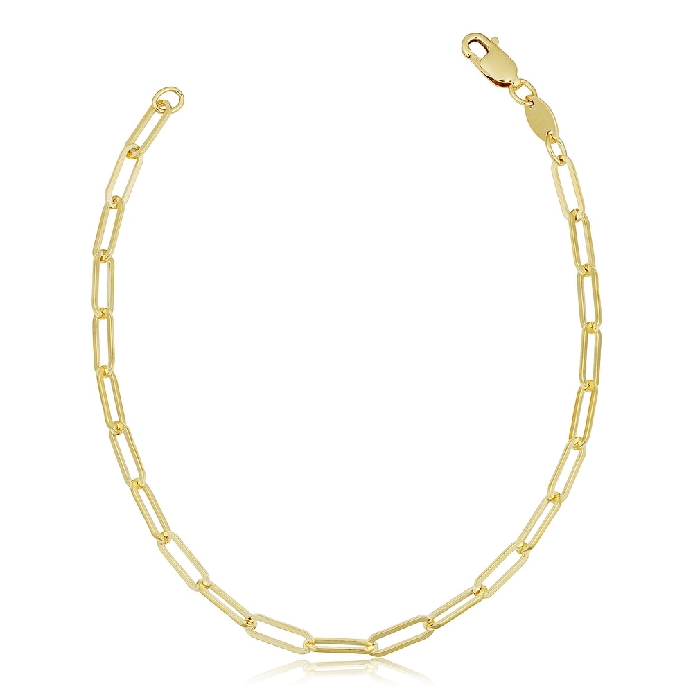 Round Eye Hook Bangle Bracelet w/St Bernadine of Sienna in Gold-Filled 